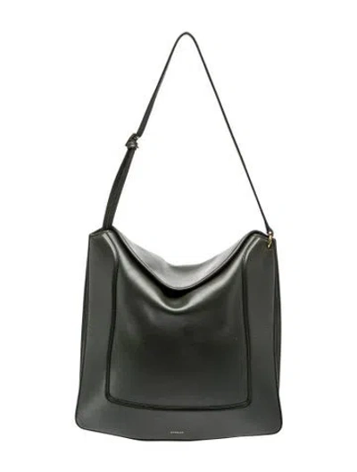 Pre-owned Wandler Leather Hobo In Grey
