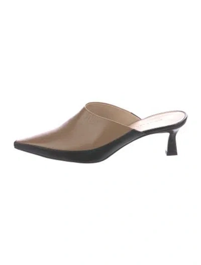 Pre-owned Wandler Leather Mules