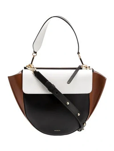 Pre-owned Wandler Leather Shoulder Bag In Black