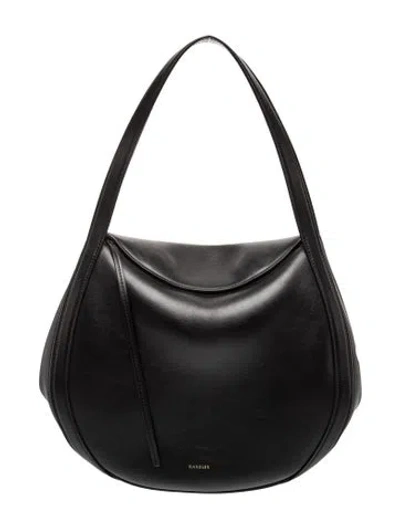 Pre-owned Wandler Leather Shoulder Bag In Black