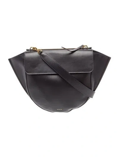 Pre-owned Wandler Leather Shoulder Bag In Black