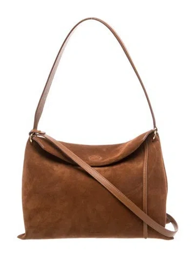 Pre-owned Wandler Leather Shoulder Bag In Brown