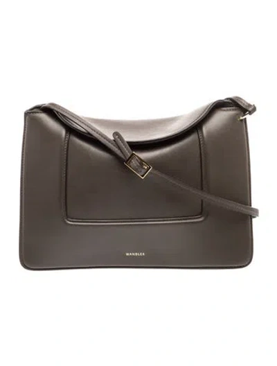 Pre-owned Wandler Leather Shoulder Bag In Brown
