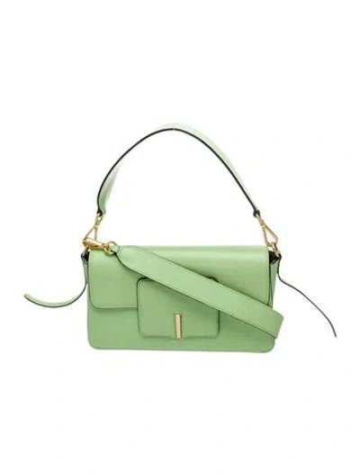 Pre-owned Wandler Leather Shoulder Bag In Green