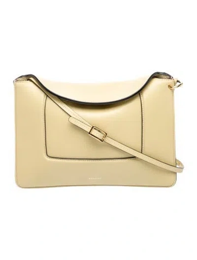 Pre-owned Wandler Leather Shoulder Bag In Green