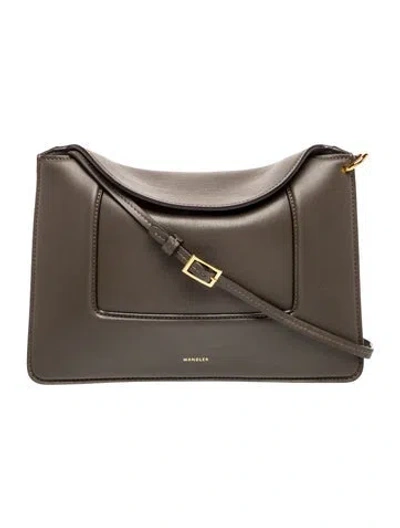 Pre-owned Wandler Leather Shoulder Bag In Grey