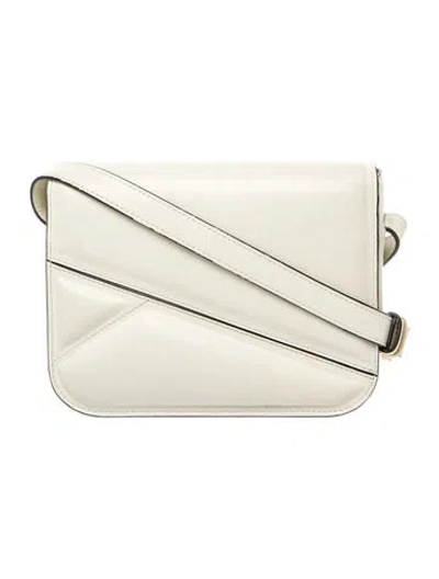 Pre-owned Wandler Leather Shoulder Bag In Neutral