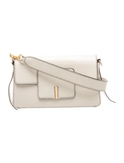 Pre-owned Wandler Leather Shoulder Bag In Neutral