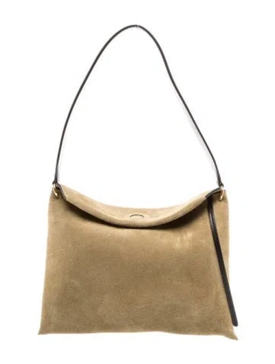Pre-owned Wandler Leather Shoulder Bag In Neutrals