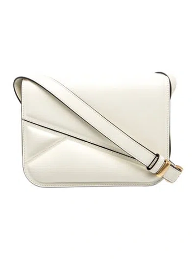 Pre-owned Wandler Leather Shoulder Bag In Neutrals
