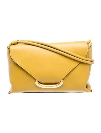 Pre-owned Wandler Leather Shoulder Bag In Yellow