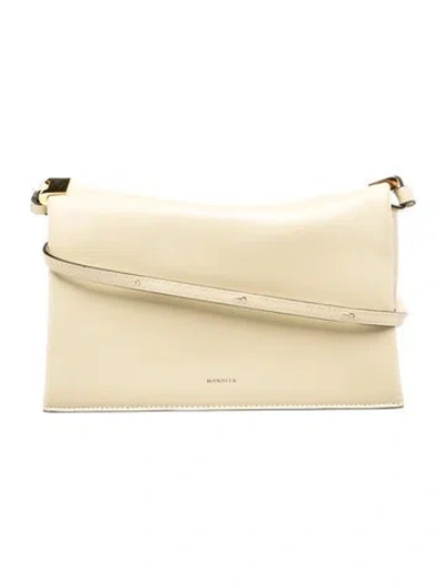 Pre-owned Wandler Leather Shoulder Bag In Yellow
