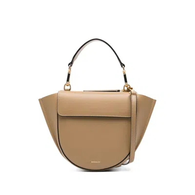 Wandler Leather Shoulder Bags In Beige