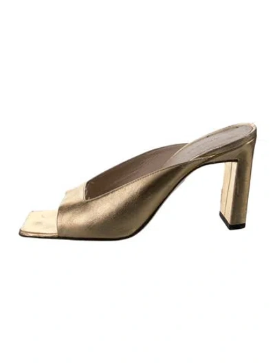 Pre-owned Wandler Leather Slides