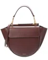 Shop Wandler Leather Top Handle Bag