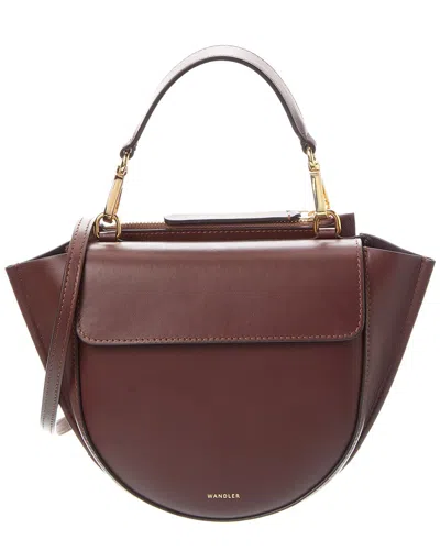 WANDLER WANDLER LEATHER TOP HANDLE BAG