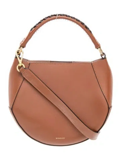Pre-owned Wandler Leather Top Handle Bag In Brown