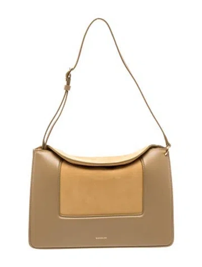 Pre-owned Wandler Leather Top Handle Bag In Neutral
