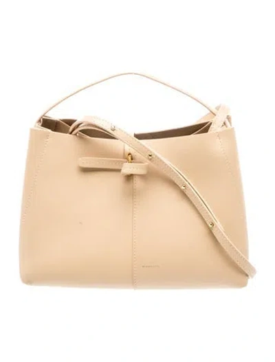 Pre-owned Wandler Leather Top Handle Bag In Neutrals