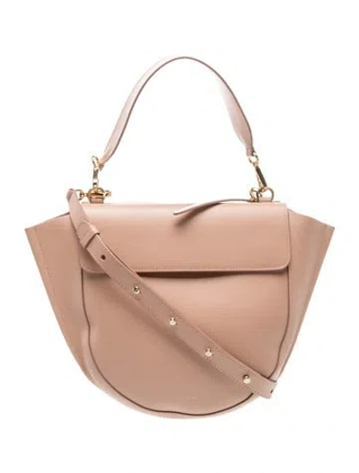 Pre-owned Wandler Leather Top Handle Bag In Pink