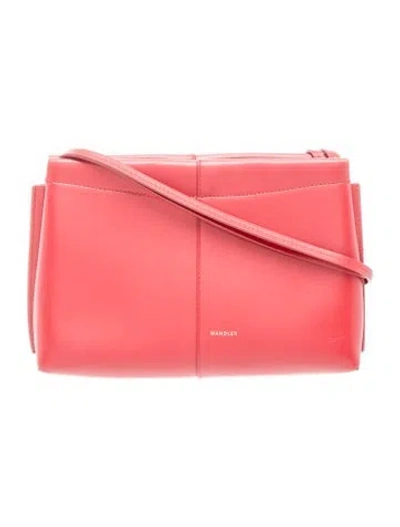 Pre-owned Wandler Leather Top Handle Bag In Red