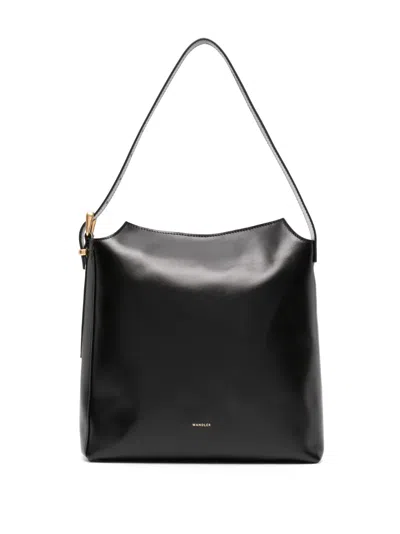 Wandler Leather Tote Bag In Black