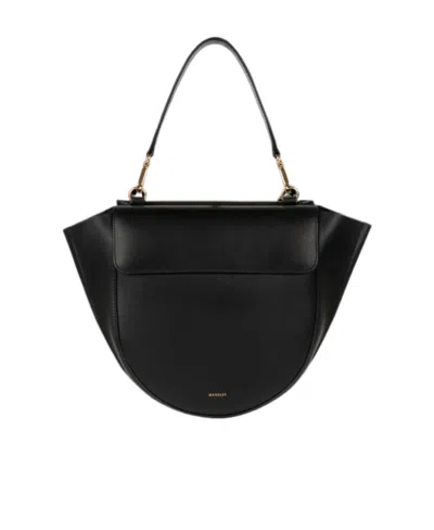 Wandler Logo Shoulder Bag In Black