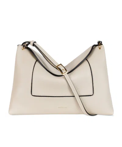 Wandler Logo Shoulder Bag In Nude