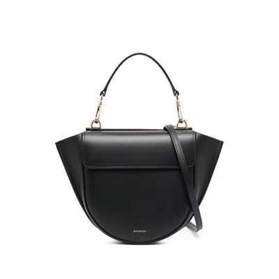 Wandler Logo-print Leather Tote Bag In Black
