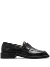 Wandler Lucy Square Toe Loafers In Black