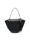 Wandler Medium Hortensia Leather Tote Bag In Black