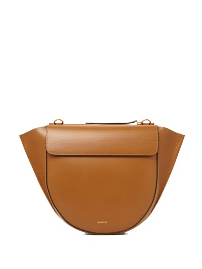 Wandler Medium Hortensia Leather Satchel In Brown