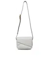 Wandler Medium Oscar Trunk Bag In White Calf Leather In Luck