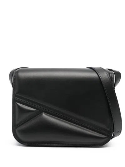 Wandler Medium Oscar Trunk Shoulder Bag In Black