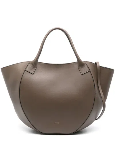 Wandler Mia Tote Bag In Brown