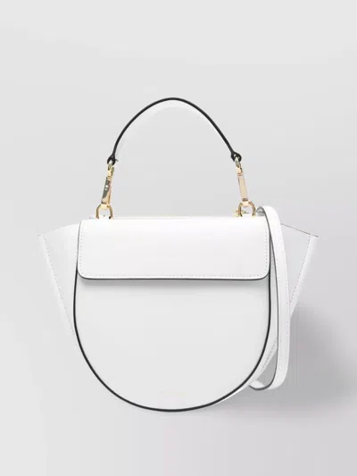 Wandler Mini Bag With Detachable Strap And Rear Pocket In Grey