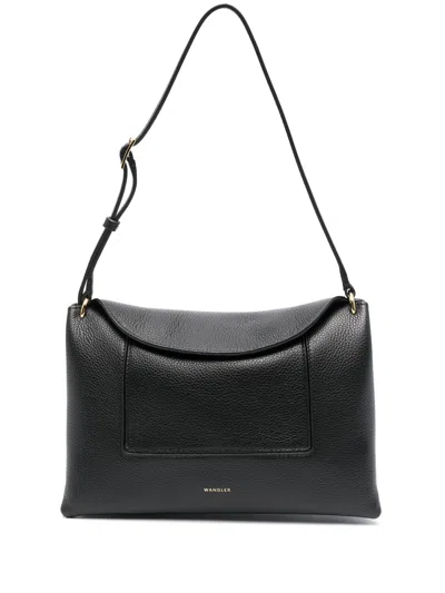 Wandler Mini Handbag With Magnetic Closure - Adjustable Strap In Nero