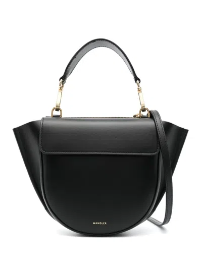 Wandler Mini Hortensia Cross Body Bag In Black