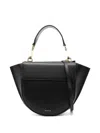 Wandler Womens Black Hortensia Mini Leather Top-handle Bag In Black