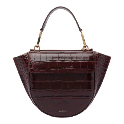 Wandler Mini Hortensia Handbag In Red