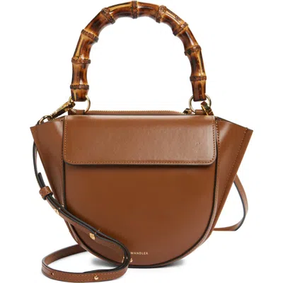 Wandler Mini Hortensia Leather Handbags In Brown