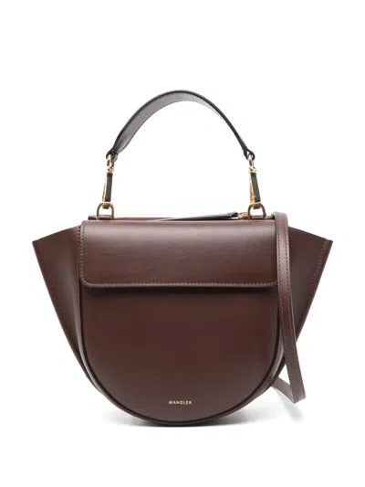 Wandler Mini Hortensia Tote Bag In Brown