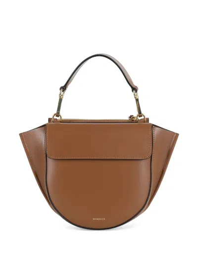 Wandler Mini Hortensia Tote Bag In Brown
