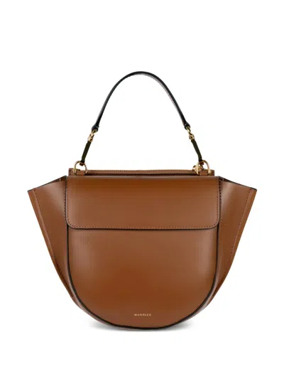 Wandler Mini Hortensia Tote Bag In Brown
