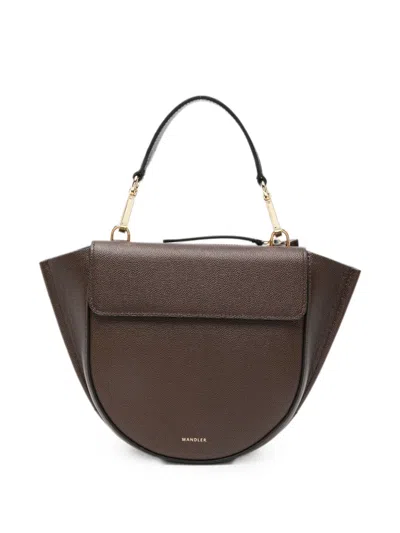 Wandler Mini Hortensia Tote Bag In Brown