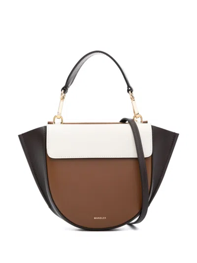 Wandler Mini Hortensia Tote Bag In Brown