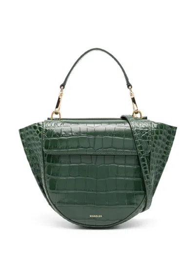Wandler Mini Hortensia Tote Bag In Green