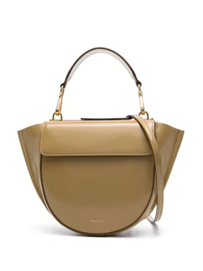 Wandler Small Hortensia Leather Bag In Neutrals