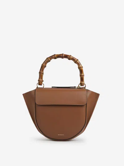 Wandler Mini Hydrangea Handbag In Brown
