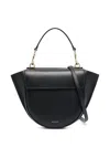 Wandler Womens Black Hortensia Mini Leather Top-handle Bag In Black